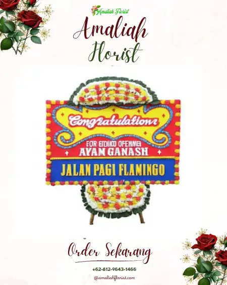 Sewa Papan Bunga Kesongo